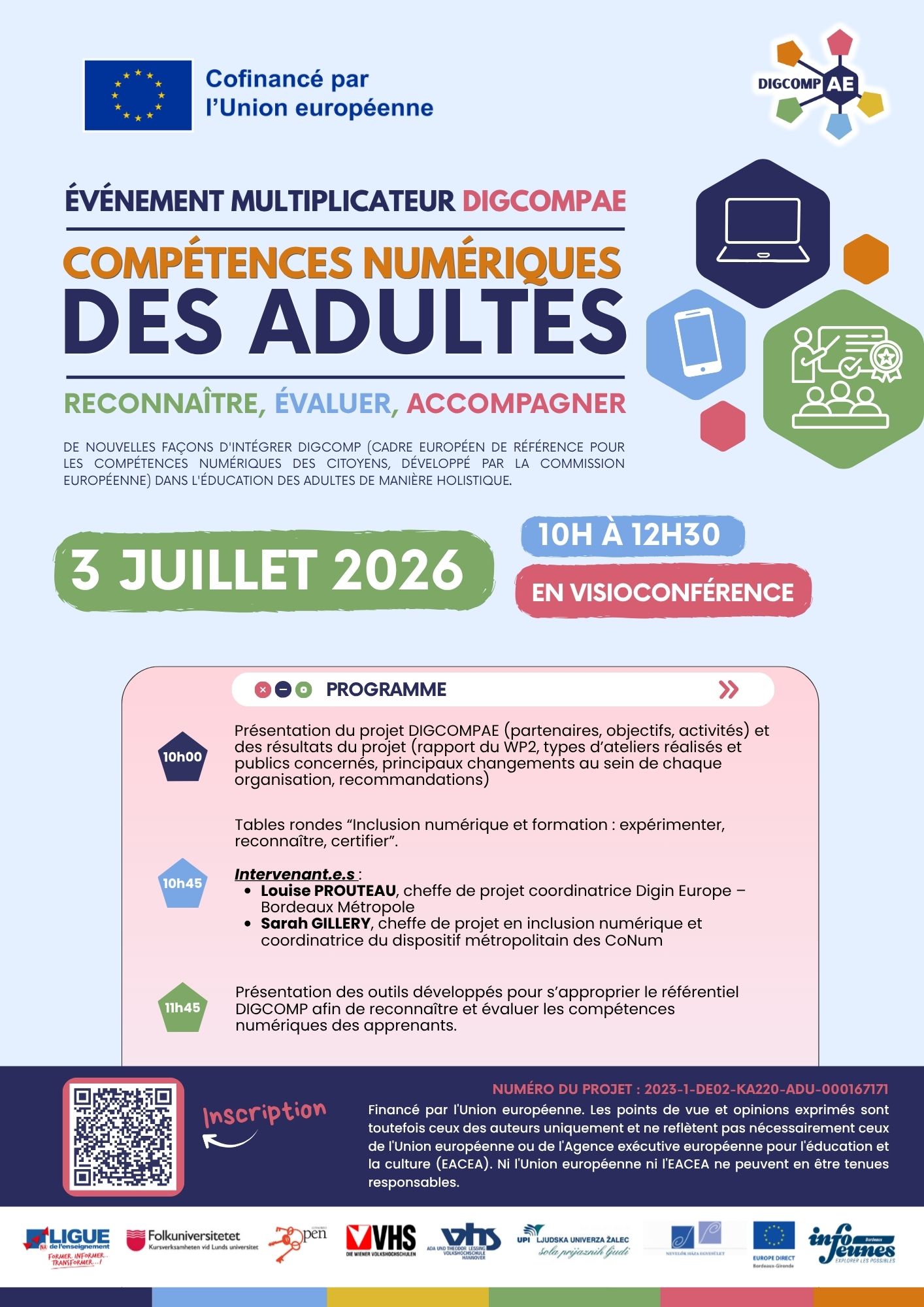 Affiche DIGCOMPAE