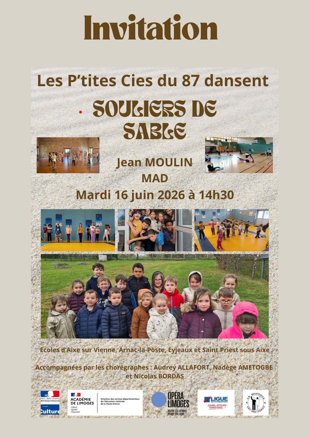 Souliers de sable - Les P'tites compagnies du 87